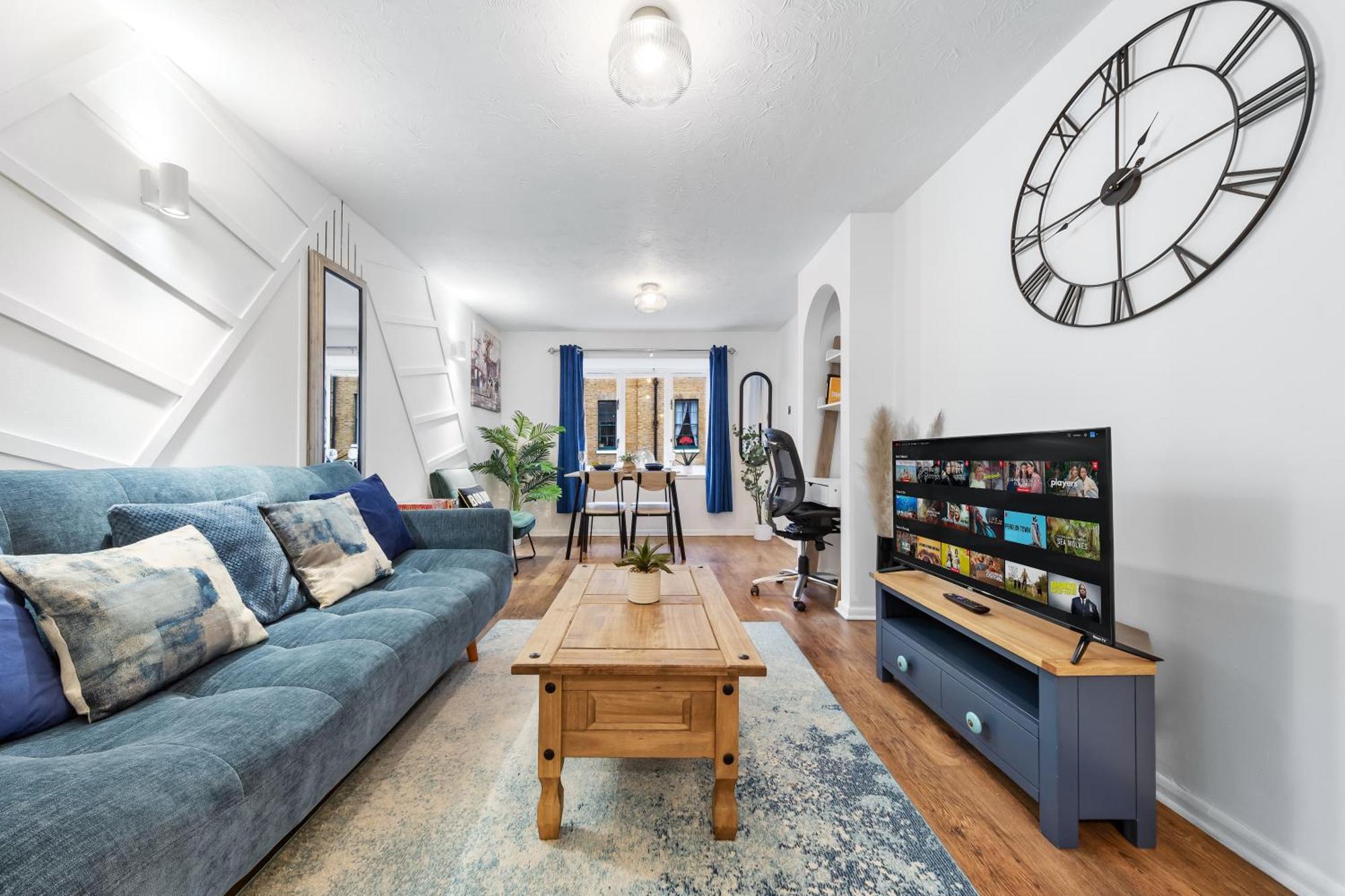 לונדון Quirky Canary 2Bed, Free Parking, Smart Tv & Games מראה חיצוני תמונה