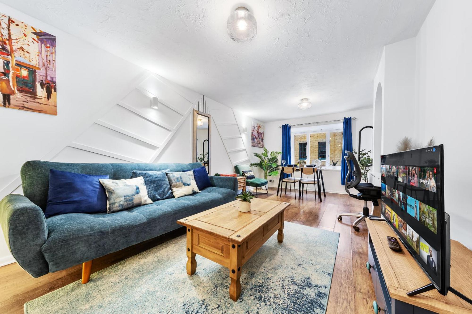 לונדון Quirky Canary 2Bed, Free Parking, Smart Tv & Games מראה חיצוני תמונה